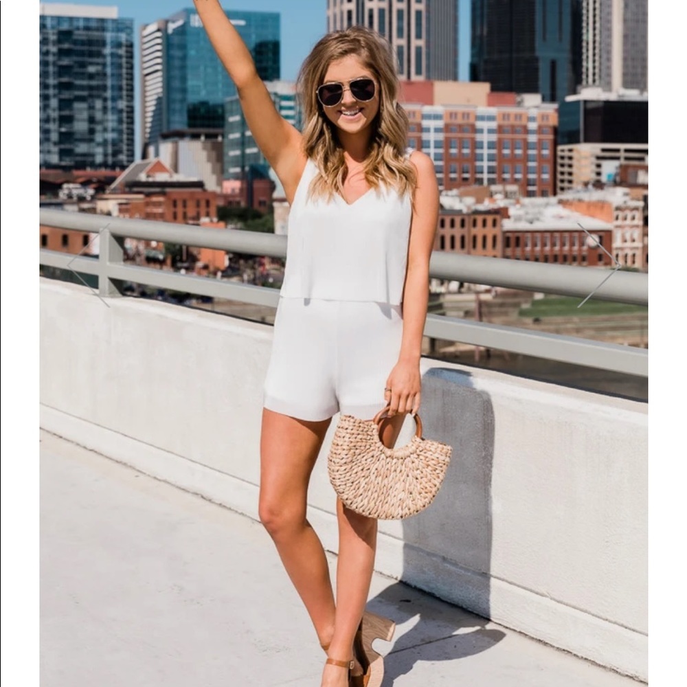 Living my best style x pink lily romper